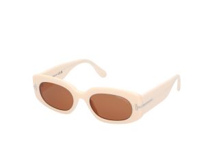 Gafas de sol Tom Ford FT1187 CIELLE Blanco Ovalada - 1