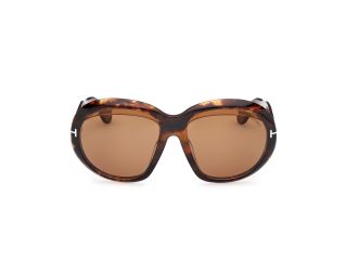 Ulleres de sol Tom Ford FT1193 ANGELLICA Marró Rodona - 2