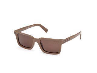Gafas de sol Ermenegildo Zegna EZ0249 Marrón Rectangular - 1
