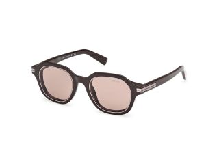 Gafas de sol Ermenegildo Zegna EZ0250 Marrón Cuadrada - 1