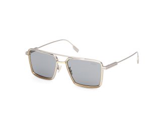 Gafas de sol Ermenegildo Zegna EZ0257 Plateados Aviador - 1