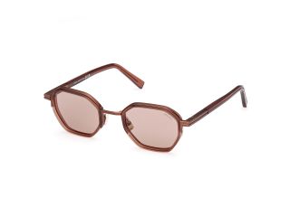Gafas de sol Ermenegildo Zegna EZ0259 Marrón Cuadrada - 1