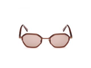 Gafas de sol Ermenegildo Zegna EZ0259 Marrón Cuadrada - 2