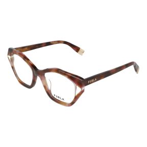 Gafas graduadas Furla VFU869V Marrón Cuadrada - 1