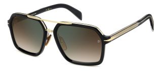 Gafas de sol David Beckham DB 7128/S Negro Rectangular - 1