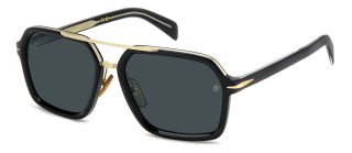 Gafas de sol David Beckham DB 7128/S Negro Rectangular - 1
