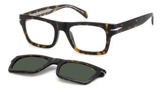 Gafas de sol David Beckham DB 7129/CS Marrón Rectangular - 1
