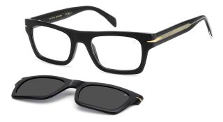 Gafas de sol David Beckham DB 7129/CS Negro Rectangular - 1