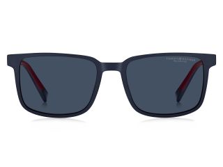 Ulleres de sol Tommy Hilfiger TH 2145/CS Blau Quadrada - 2