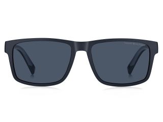 Ulleres de sol Tommy Hilfiger TH 2142/S Blau Rectangular - 2