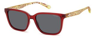 Gafas de sol Polaroid Kids PLD 8063/S Amarillo Rectangular - 1