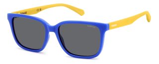 Gafas de sol Polaroid Kids PLD 8063/S Amarillo Rectangular - 1