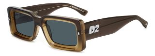 Gafas de sol Dsquared2 D2 0142/S Marrón Rectangular - 1