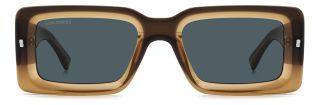 Gafas de sol Dsquared2 D2 0142/S Marrón Rectangular - 2