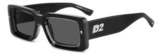 Gafas de sol Dsquared2 D2 0142/S Negro Rectangular - 1