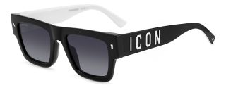 Gafas de sol Dsquared2 ICON 0021/S Negro Rectangular - 1