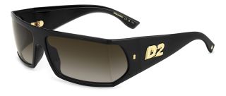 Gafas de sol Dsquared2 D2 0140/S Negro Rectangular - 1
