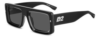 Gafas de sol Dsquared2 D2 0141/S Negro Rectangular - 1