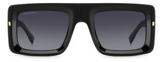 Gafas de sol Dsquared2 D2 0141/S Negro Rectangular - 2