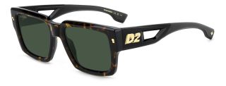 Gafas de sol Dsquared2 D2 0143/S Marrón Rectangular - 1