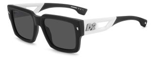 Gafas de sol Dsquared2 D2 0143/S Negro Rectangular - 1