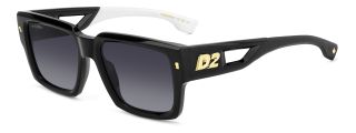 Gafas de sol Dsquared2 D2 0143/S Negro Rectangular - 1
