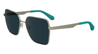Gafas de sol Calvin Klein CKJ24201S Dorados Cuadrada - 1