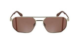 Gafas de sol Calvin Klein CKJ25202S Dorados Rectangular - 2