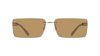 Gafas de sol Calvin Klein CKJ25206S Dorados Rectangular - 2