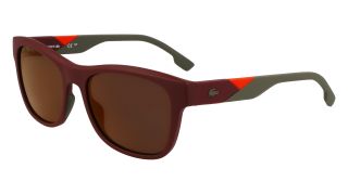 Gafas de sol Lacoste L6043S Granate Rectangular - 1