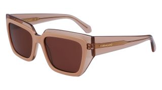 Gafas de sol Salvatore Ferragamo SF2002S Transparente Cuadrada - 1