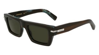 Ulleres de sol SALVATORE FERRAGAMO SF2034S Verd Rectangular - 1