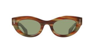 Gafas de sol Salvatore Ferragamo SF2062SE Marrón Mariposa - 2