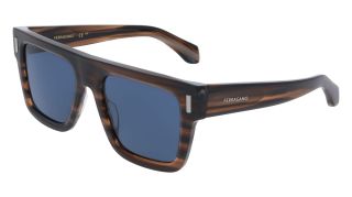 Gafas de sol Salvatore Ferragamo SF2063SE Marrón Cuadrada - 1
