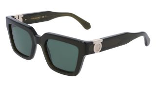 Ulleres de sol SALVATORE FERRAGAMO SF2066S Transparent Quadrada - 1