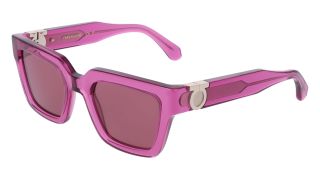 Gafas de sol Salvatore Ferragamo SF2066S Transparente Cuadrada - 1