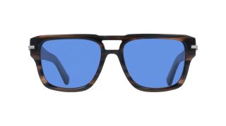 Ulleres de sol SALVATORE FERRAGAMO SF2070S Marró Rectangular - 2