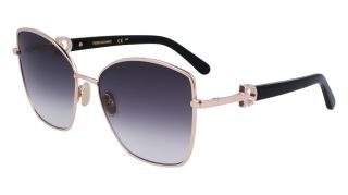 Gafas de sol Salvatore Ferragamo SF312SR Dorados Cuadrada - 1