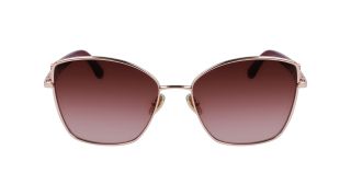 Gafas de sol Salvatore Ferragamo SF312SR Dorados Cuadrada - 2