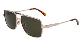 Gafas de sol Salvatore Ferragamo SF318S Dorados Cuadrada - 1