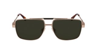 Gafas de sol Salvatore Ferragamo SF318S Dorados Cuadrada - 2