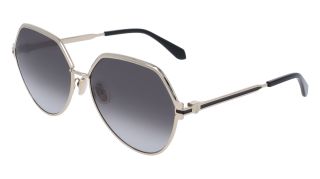 Gafas de sol Salvatore Ferragamo SF325S Dorados Cuadrada - 1