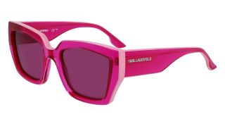 Gafas de sol Karl Lagerfeld KL6143S Rosa/Fucsia Rectangular - 1