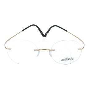 Gafas graduadas Silhouette aire 5599 PF Dorados Redonda - 2