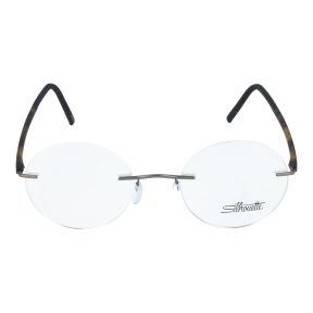 Gafas graduadas Silhouette aire 5567 CK Marrón Redonda - 2