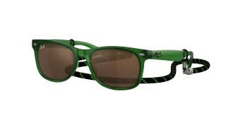 Gafas de sol Ray Ban Junior 0RJ9052S JUNIOR NEW WAYFARER Verde Cuadrada - 1