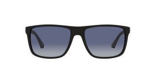 Gafas de sol Emporio Armani 0EA4033 Negro Cuadrada - 2