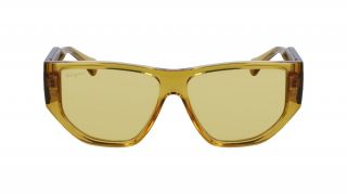 Gafas de sol Salvatore Ferragamo SF1077S Amarillo Cuadrada - 2