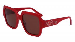 Gafas de sol Karl Lagerfeld KL6104SR Rojo Cuadrada - 1