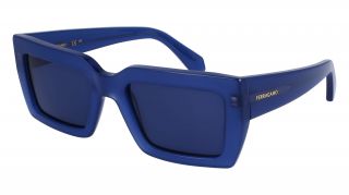 Gafas de sol Salvatore Ferragamo SF1108S Azul Rectangular - 1